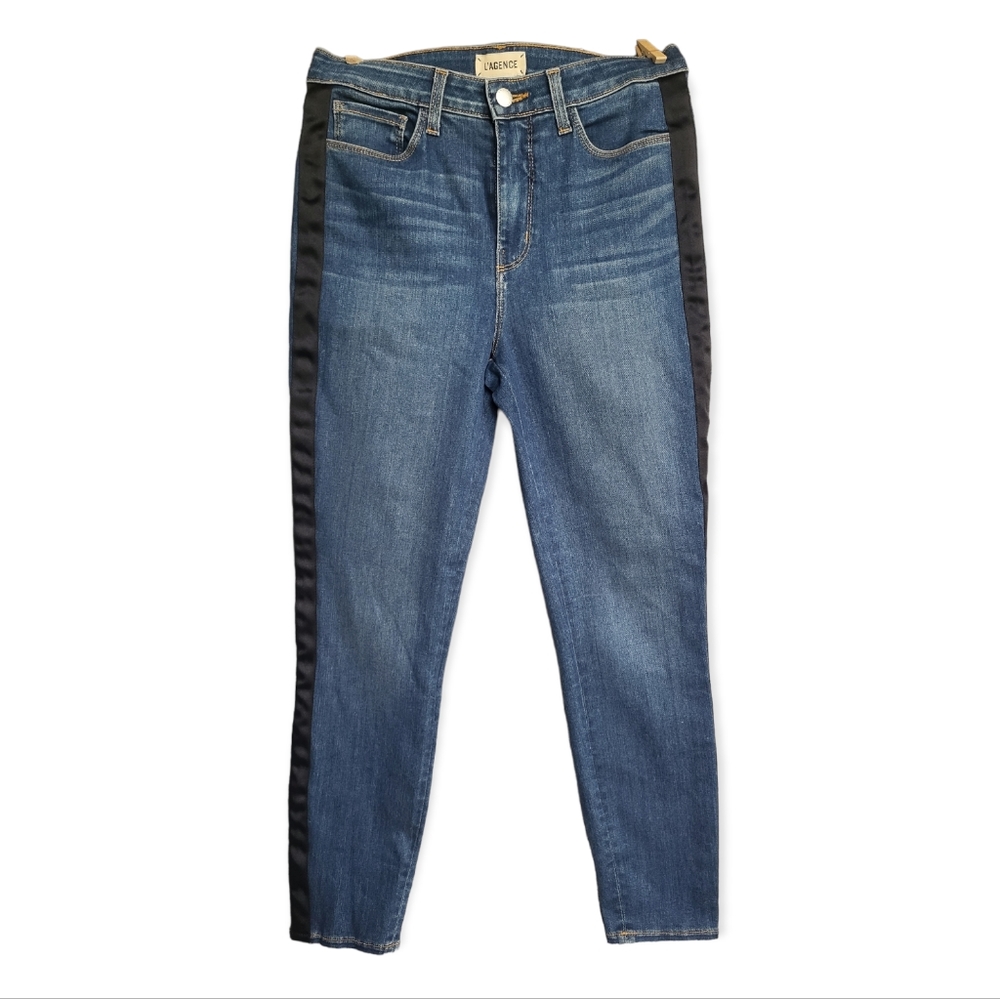 L'agence high rise stripe Jeans size 27